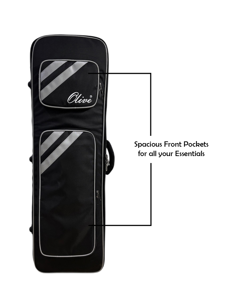 Olive OL-MIDI 61 Midi Keyboard Bag for 61 and 49 keys midi, 15mm Foam Padding, Shoulder Straps,